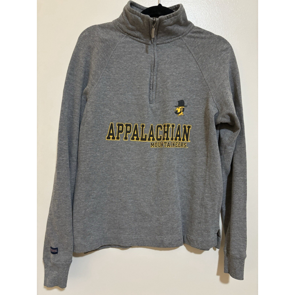 Vintage Jansport Made in USA Appalachian Mountaineers Half Zip Sweater Size M